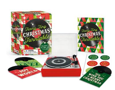 Teeny-Tiny Christmas Turntable: Includes 3 Holiday LPs to Play!