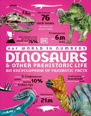 Our World in Numbers Dinosaurs and Other Prehistoric Life: An Encyclopedia of Fantastic Facts (Hardcover)