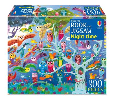 Usborne Book And Jigsaw: Night Time 300 Piece Puzzle