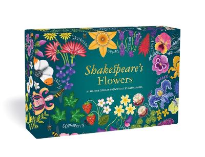 Shakespeare's Flowers: A 1000-Piece Circular Jigsaw Puzzle