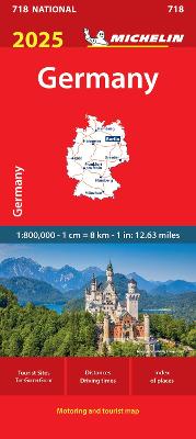 Germany 2025: Michelin National Map 718