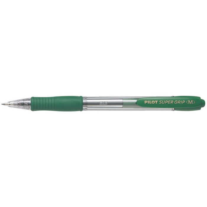 Super Grip Ball Point Pen Green Ink
