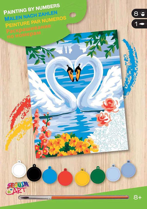 Junior Paint by Numbers Swan