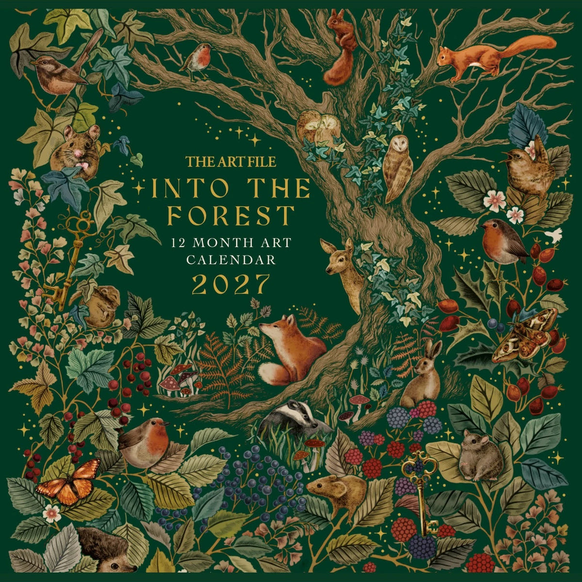 The Art File: Into The Forest 12 Month Art Calendar 2027