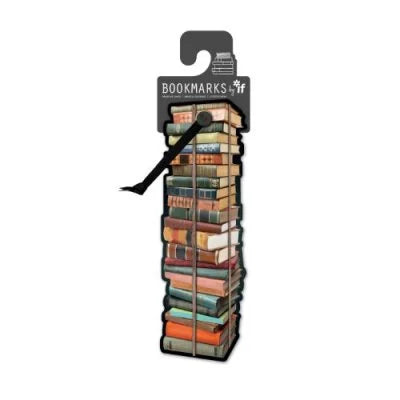 Academia Bookmark - Pile of books