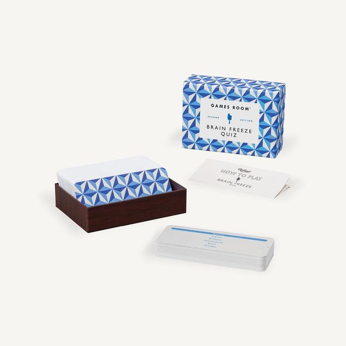 Games Room Brain Freeze Quiz Deck