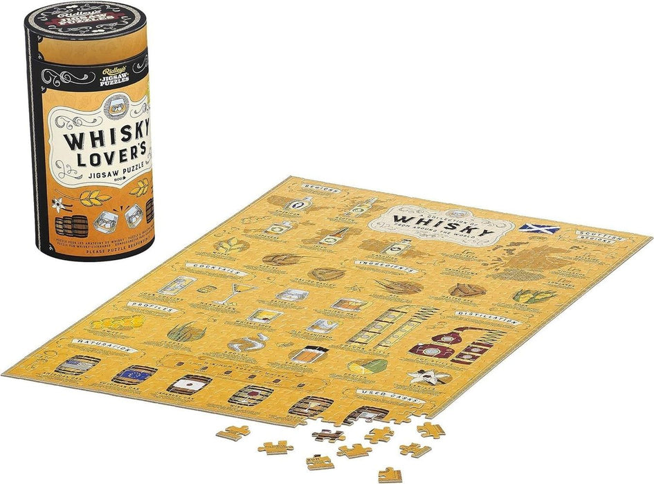 Ridley's Whisky Lover's 500 Piece Jigsaw Puzzle