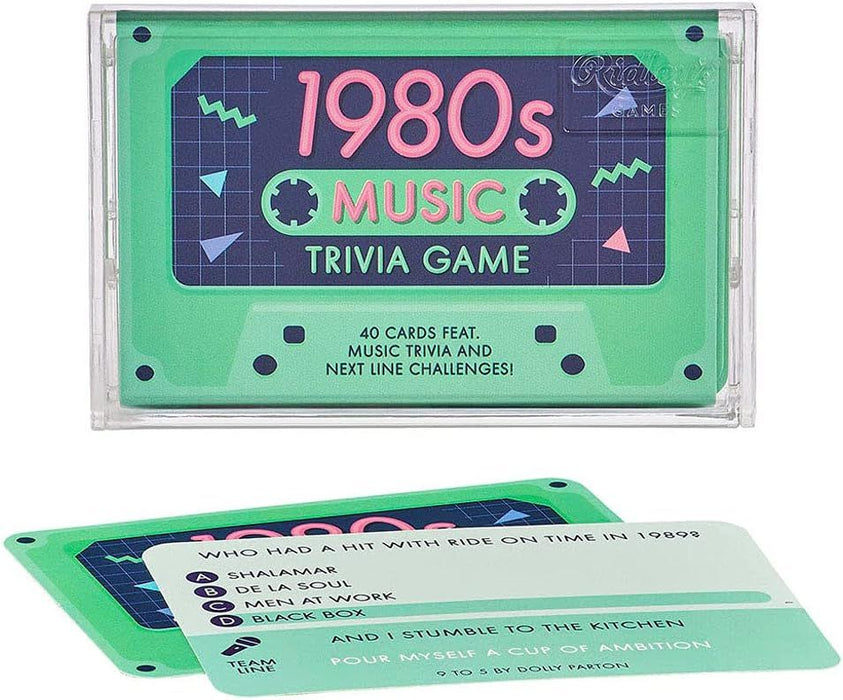 Ridley's  1980S Music Trivia Tape Game (Card Game)
