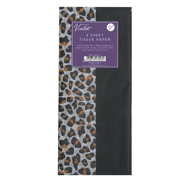 Tissue Paper Animal Print 4 sheets