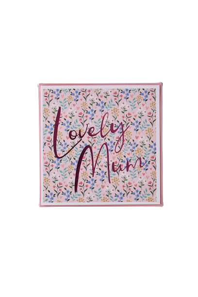 Ditsy Floral Lovely Mum Greeting Card
