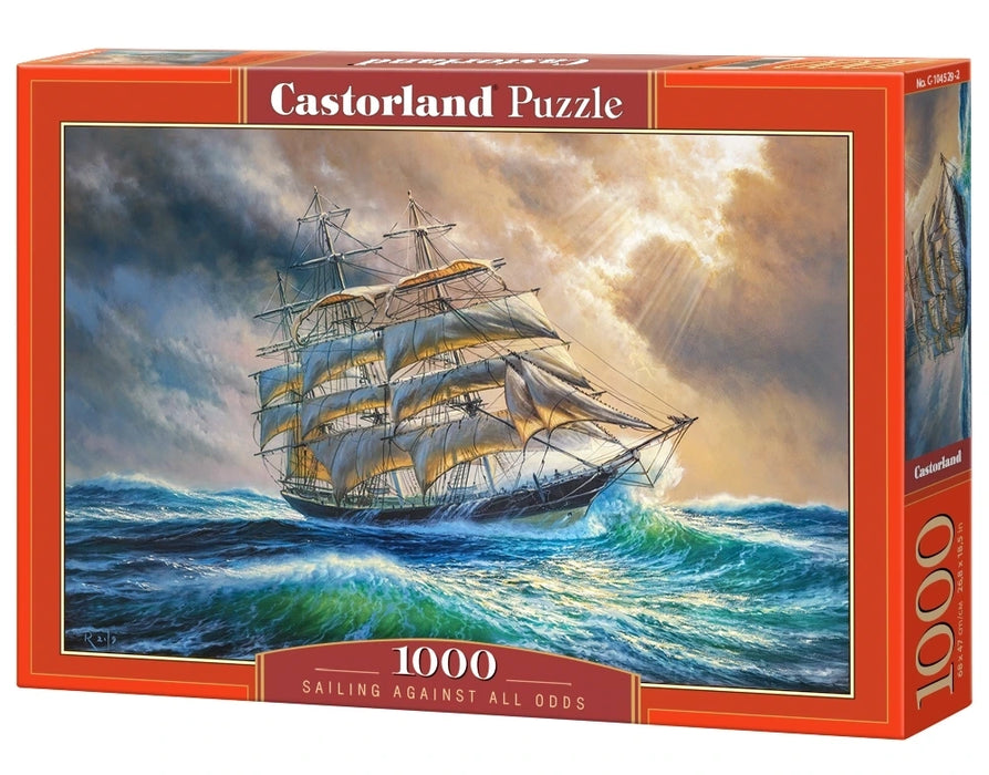 Sailing Against All Odds 1000 Piece Puzzle