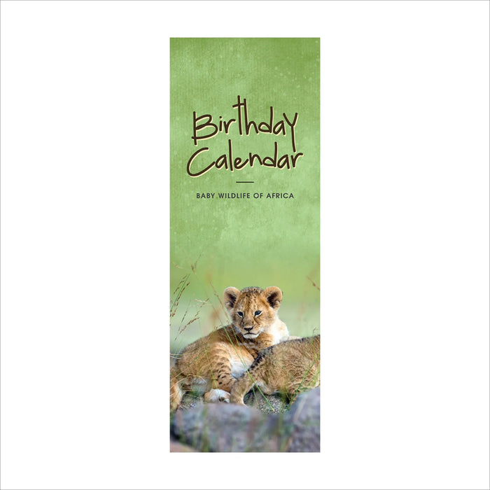 Baby Wildlife Of Africa Birthday Calendar