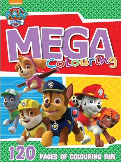 Paw Patrol: Mega Colour & Activity Book (Paperback)