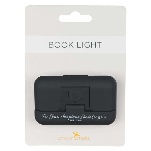For I Know The Plans Black (Booklight)