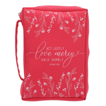 Bible Bag - Act Justly, Love Mercy, Walk Humbly (Medium)
