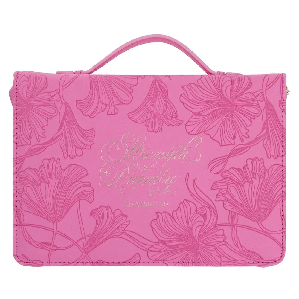 Strength and Dignity faux medium Leather (Bible Bag)