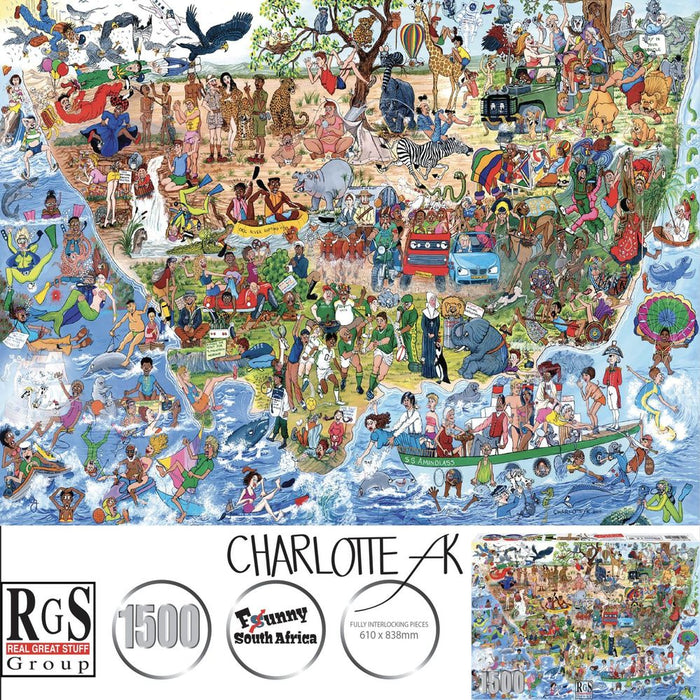 Funny South Africa – Where is Bokkie? 1500pc Puzzle