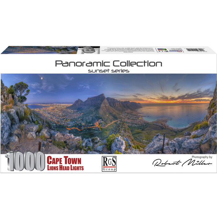 1000 Pc Puzzle Panoramic Cape Town Lions Head Lights