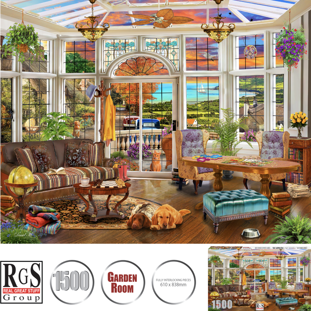 RGS Garden Room 1500 Piece Puzzle