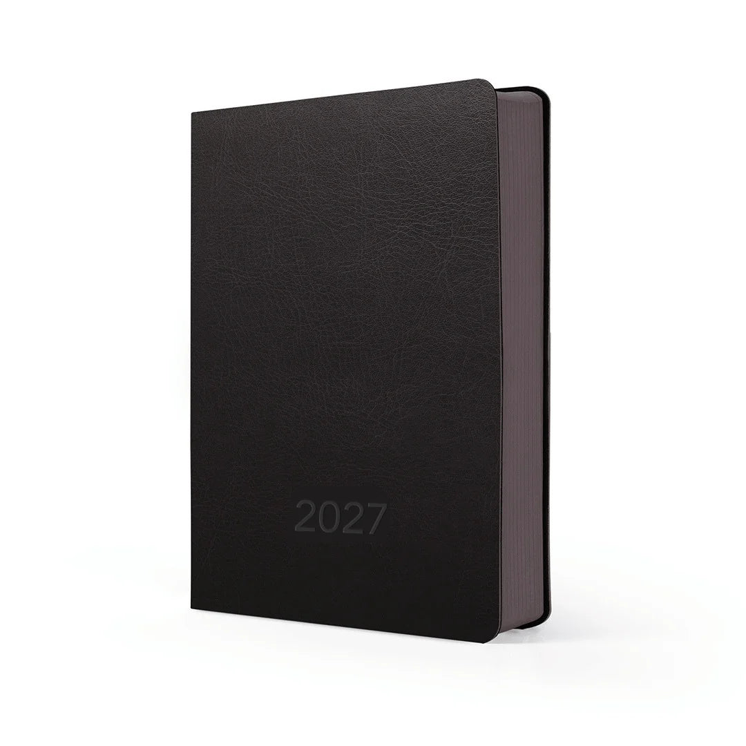 The Papery 2027 Flexi Mom Diary: Black (Paperback)