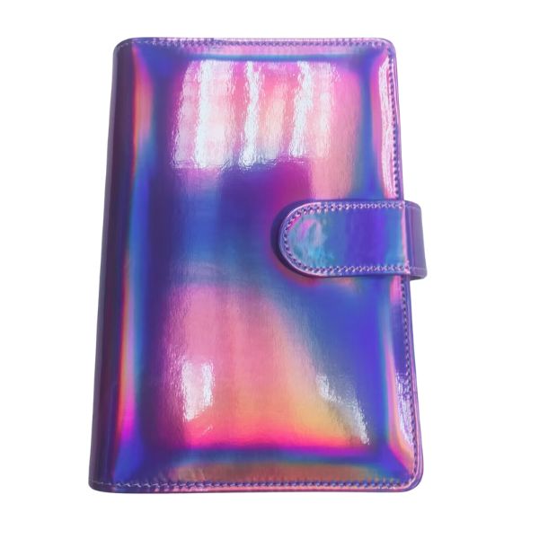 A5 Budget Folder Pink Purple Holo Budget Planner