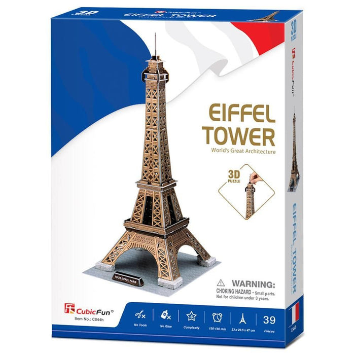 Cubic Fun Eiffel Tower France 35 Piece 3D Puzzle