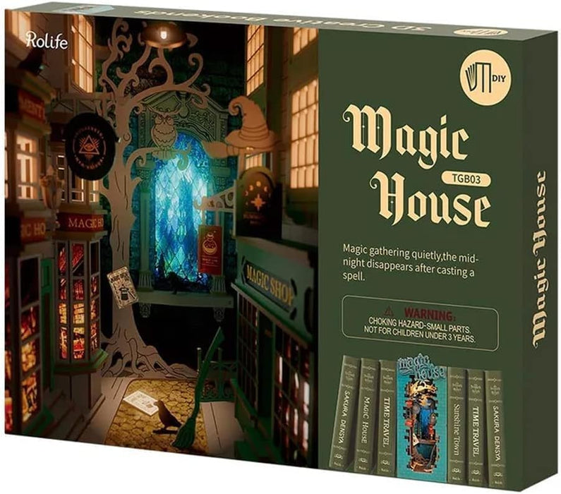 DIY Book Nook: Magic House 3D Puzzle