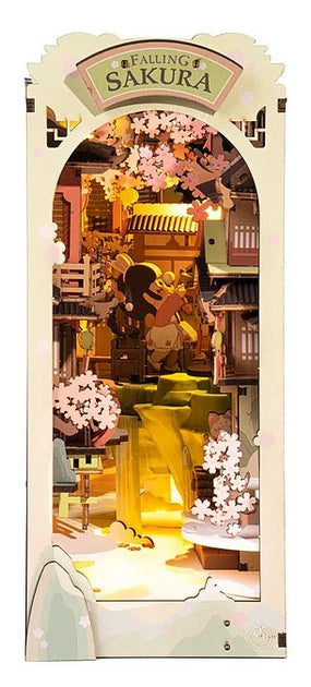 DIY Book Nook: Falling Sakura