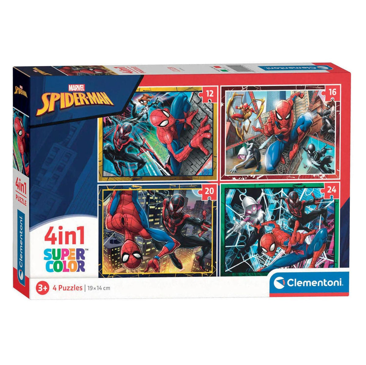 Spiderman 4 in 1 Puzzle