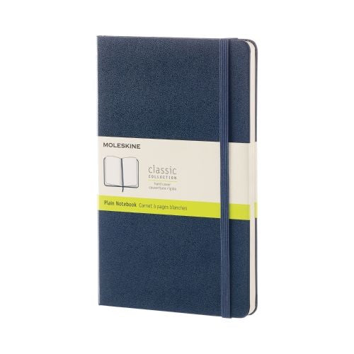 Moleskine Classic Sapphire Blue Hard Large Plain