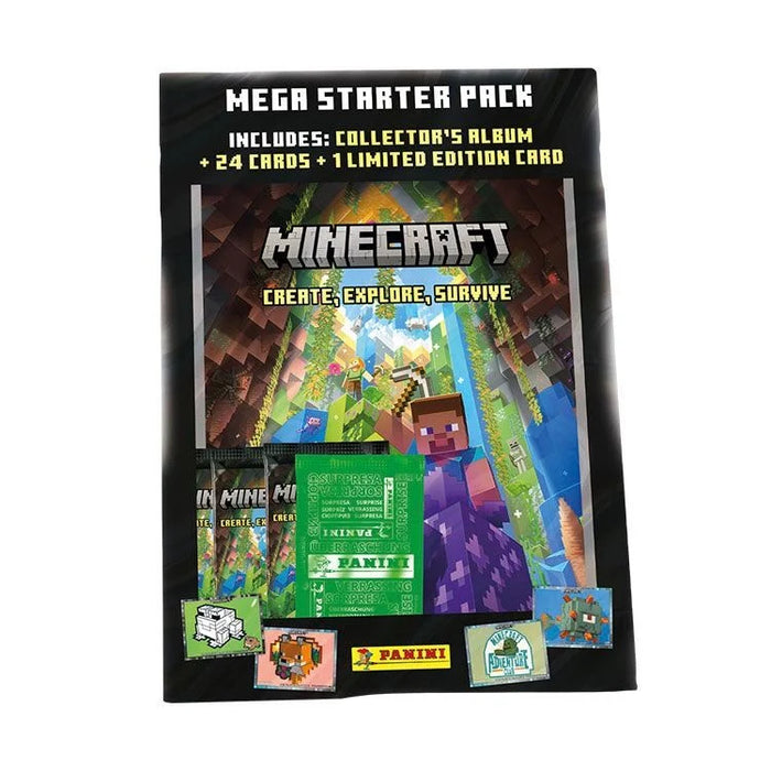 Panini Minecraft Create Explore Survive Trading Cards Starter Pack