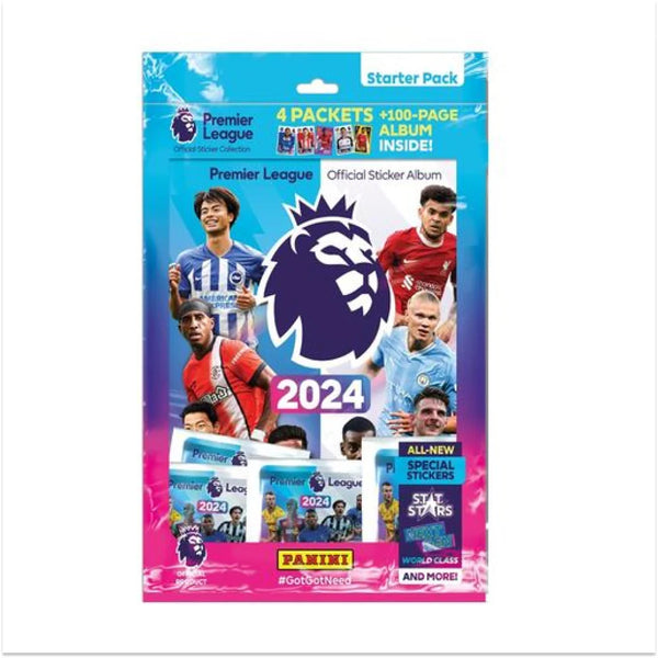 Premier League Official Sticker Collection Starter Pack 2024