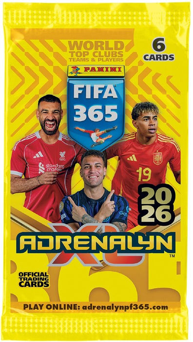 FIFA 365 2026 Adrenalyn Trading Cards Booster (6 Cards)