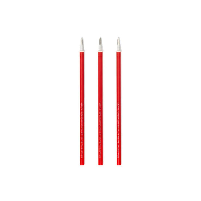 Legami Erasable Pen Refill Red: Pack of 3
