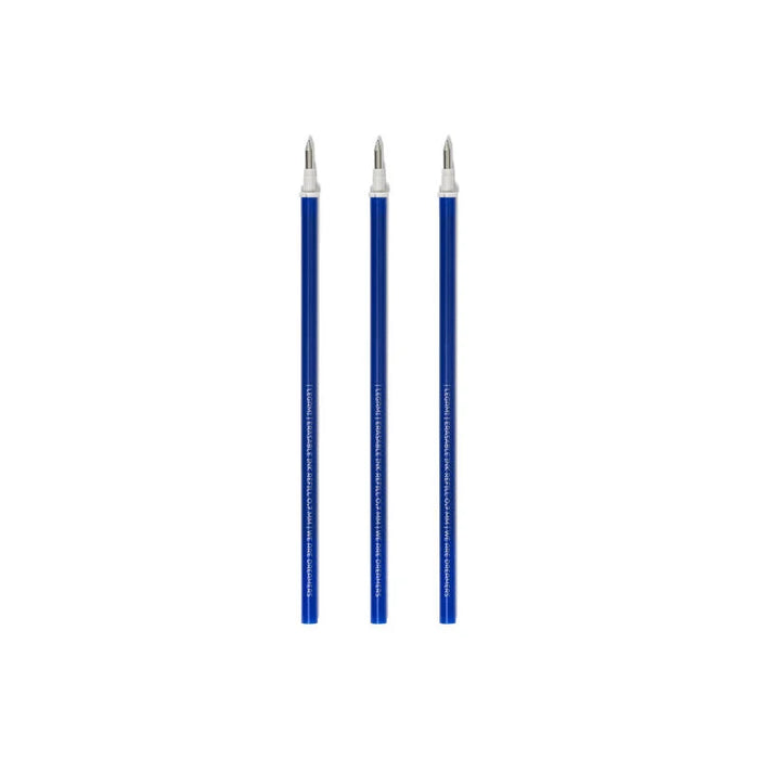 Legami Erasable Pen Refill Blue: Pack of 3