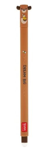 Erasable Gel Pen Teddy Bear Red