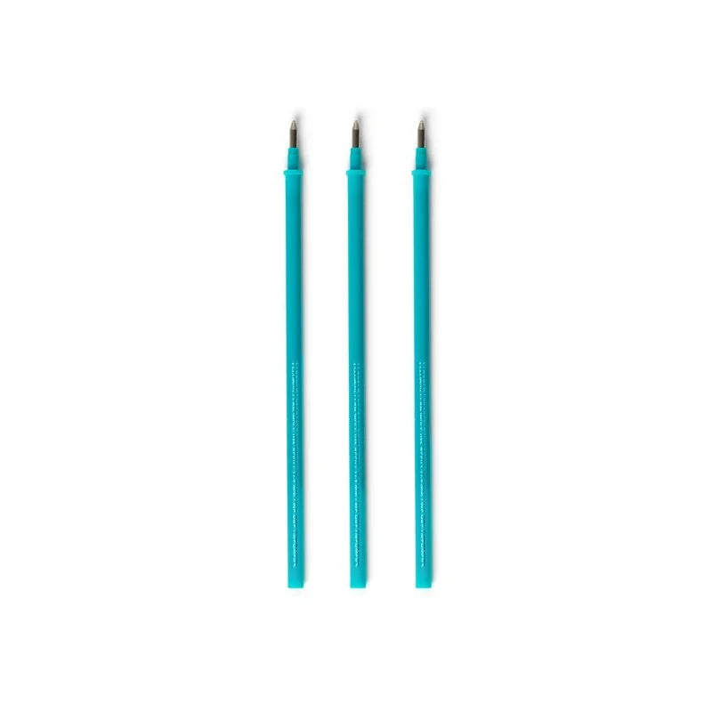 Legami Erasable Pen Refill Turquoise: Pack of 3
