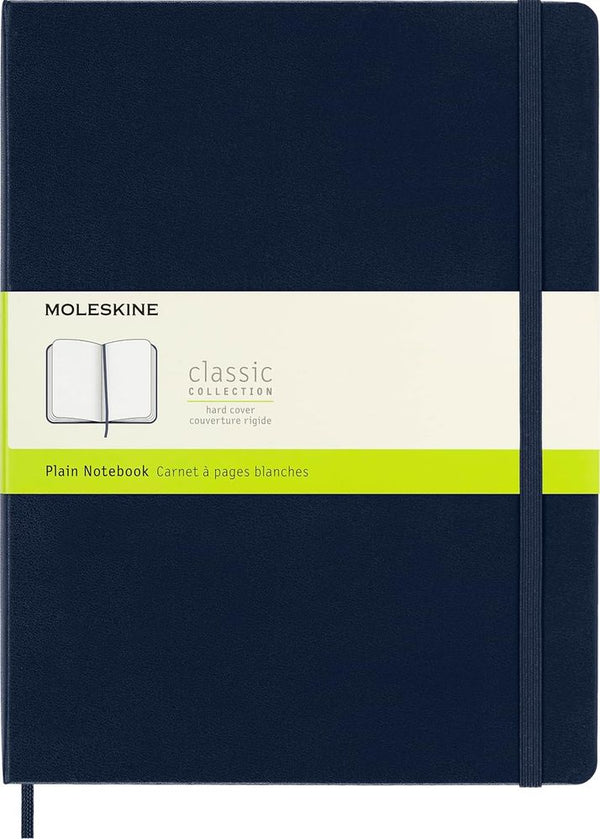 Moleskine Classic X-Large Sapphire Blue Plain (Hardcover)