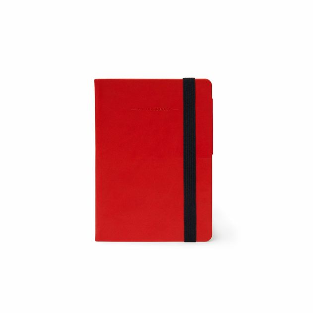 My Notebook Small Lined: Red