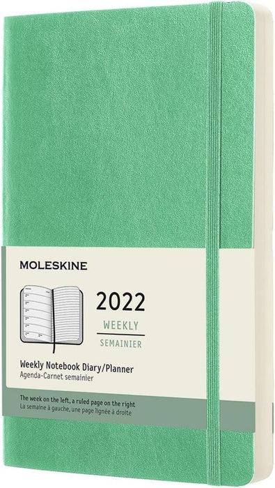 Moleskine Weekly Planner 2022, 12-Month Weekly Diary, Weekly Planner and Notebook (Hardcover)