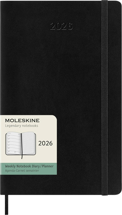 Moleskine 2026 Weekly Large Black (Softcover)