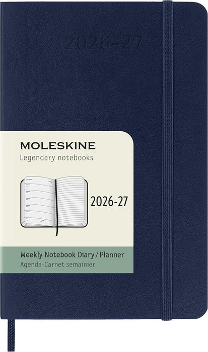 2026-2027 18M Weekly Planner Pocket Sapphire Blue (Softcover)