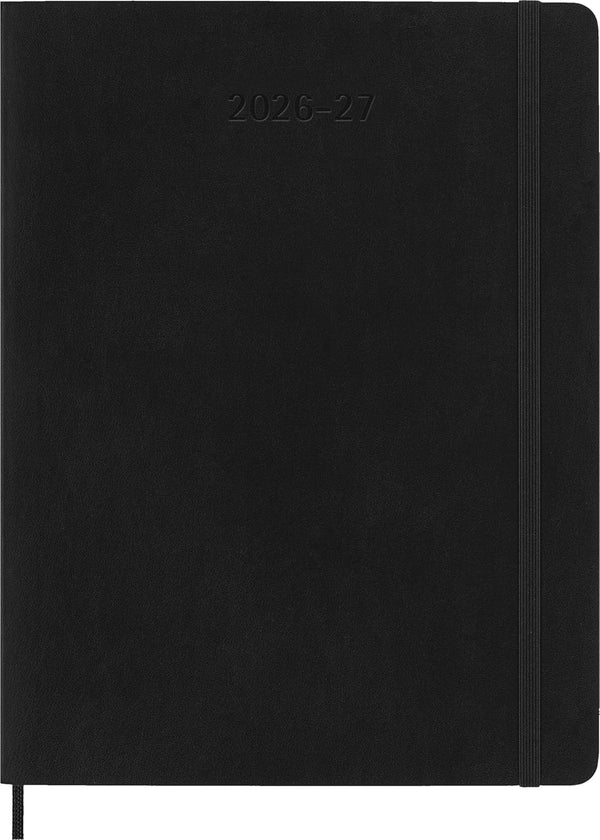 Moleskine 2026 - 2027 18M Weekly Planner X-Large Black (Softcover)