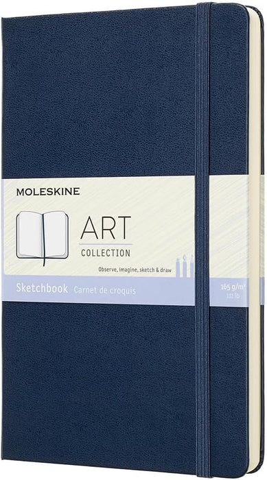Moleskine Art Sketchbook Sapphire Blue Large (Hardcover)
