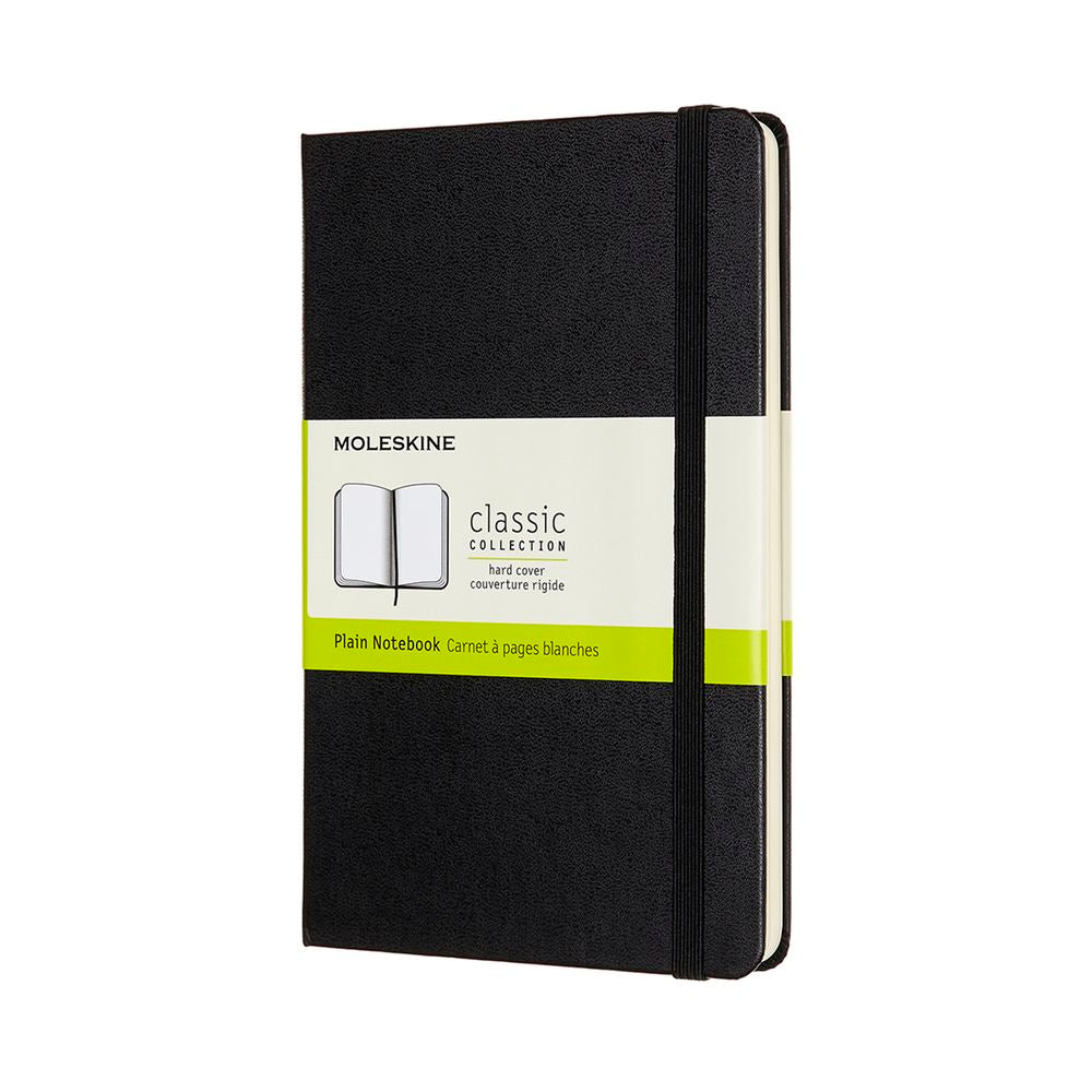 Moleskine Classic Medium Black Plain Notebook (Hardcover)