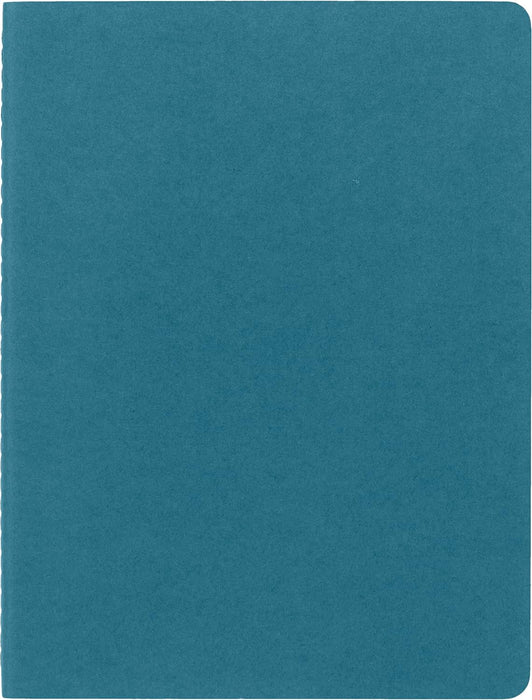 Moleskine Cahier Journals Ruled Brisk Blue Extra Large (set of 3)