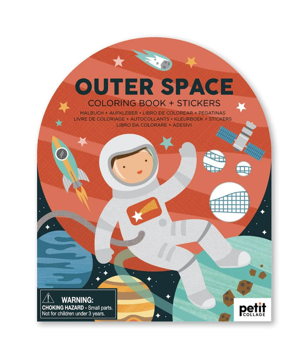 Out Space Colouring Books With Stickers