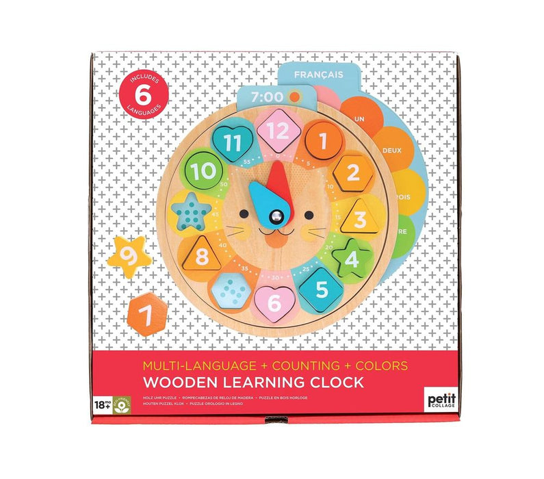 Multi-Language + Counting + Colors Wooden