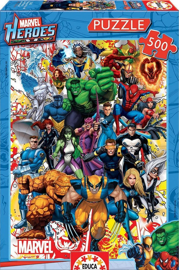 Marvel Heroes 500 Piece Puzzle