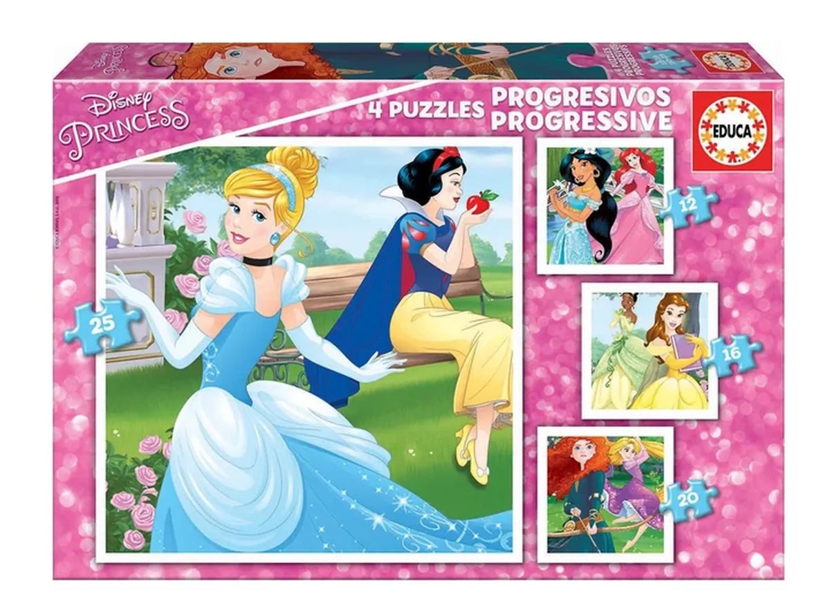 Disney Princess 12, 16, 20 & 25 Piece Puzzles
